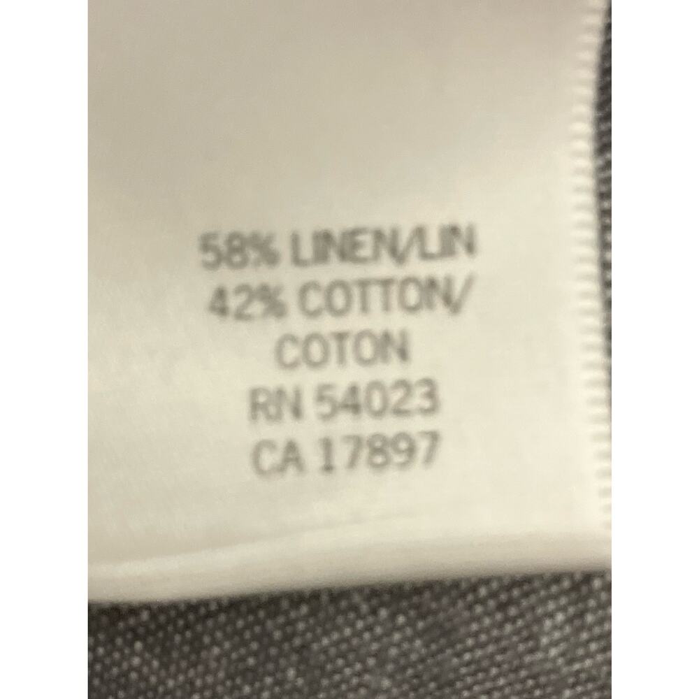 Banana Republic Linen Pants Grey Size 6 - Picture 6 of 8